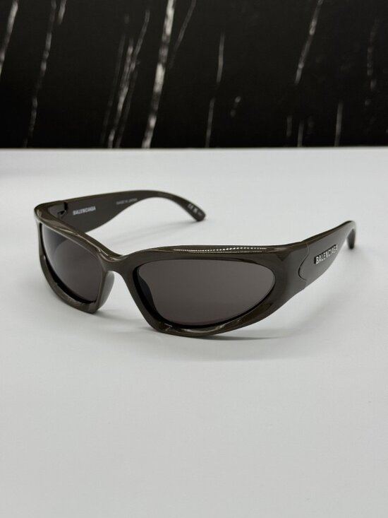 NEW BALENCIAGA BB0157S 008 BROWN UNISEX SUNGLASSES BALENCIAGA EYEWEAR main image 9